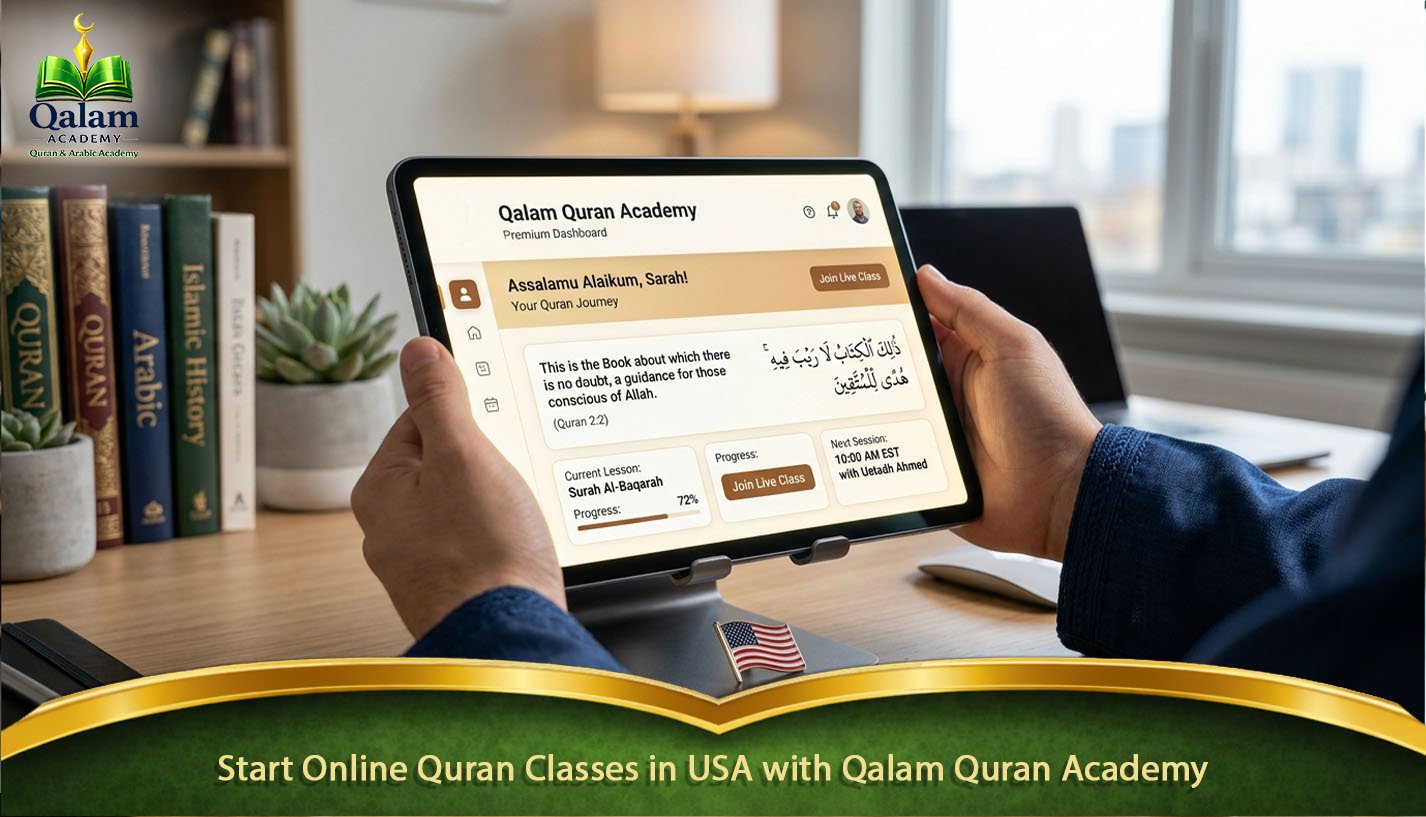 Start Online Quran Classes in USA with Qalam Quran Academy