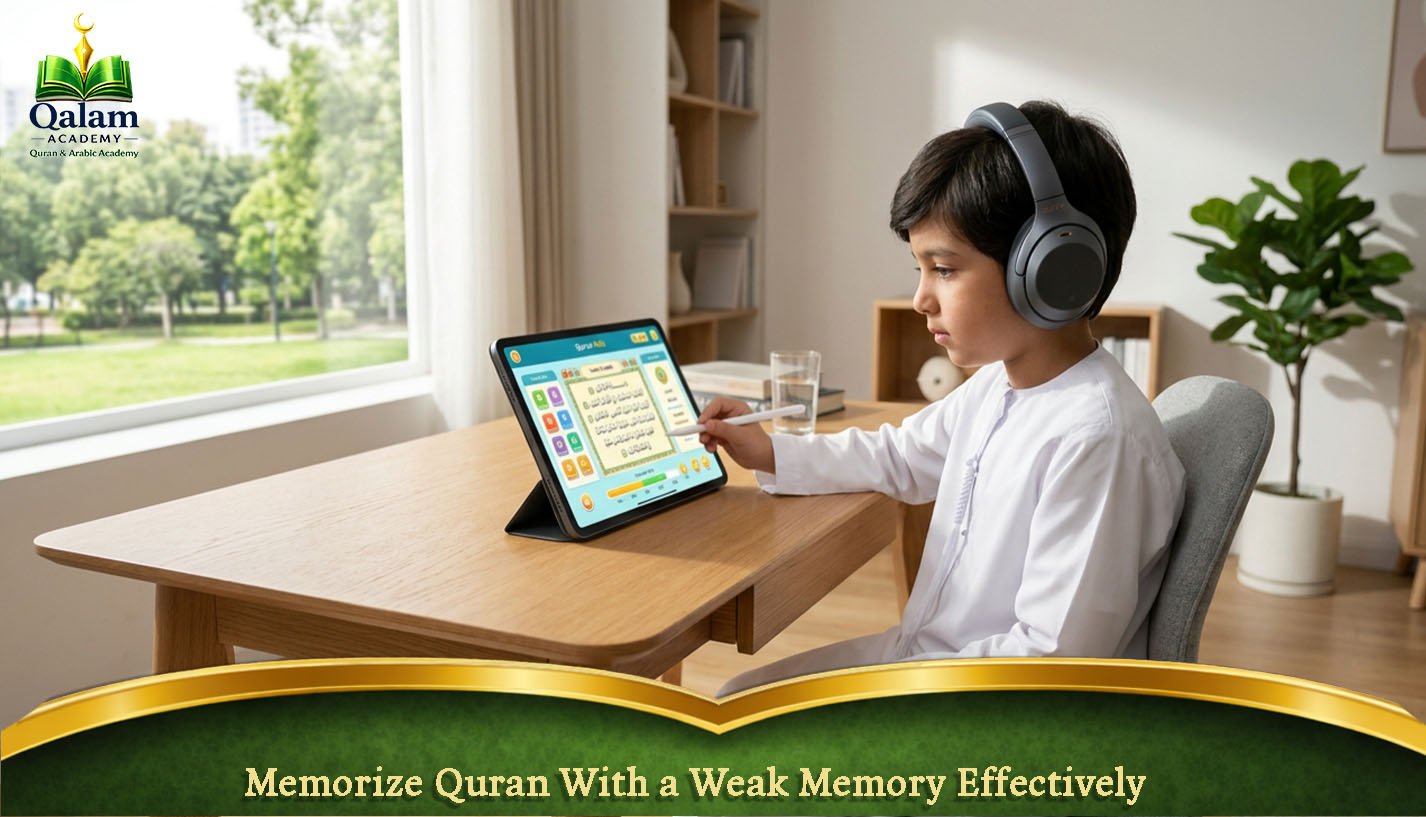 Memorize Quran With a Weak Memory Effectively